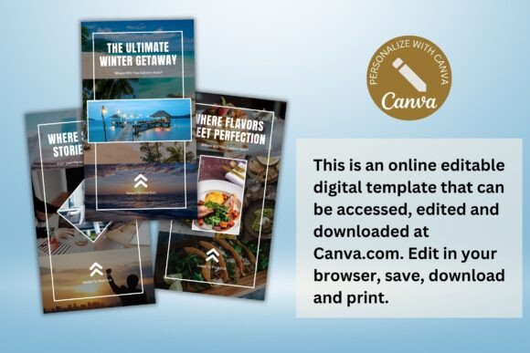 12 Instagram Stories Templates for Small Businesses That Save Time 12 Editable Canva Instagram Story templates showcasing various travel themes.