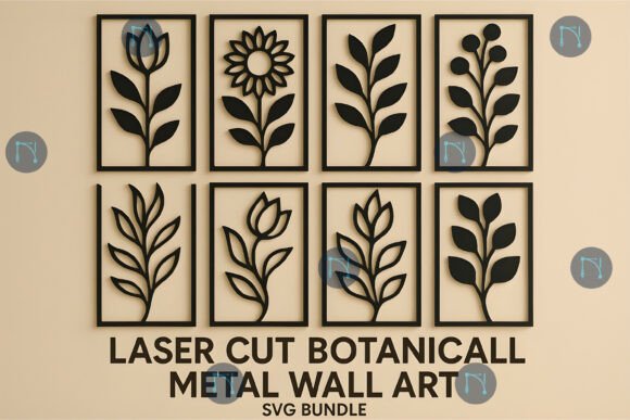 25 Laser Cut Home Decor Ideas for Modern Homes 7 Laser Cut Botanical Metal Wall Art SVG B Laser Cutting 133635650 1 1 580x387 1