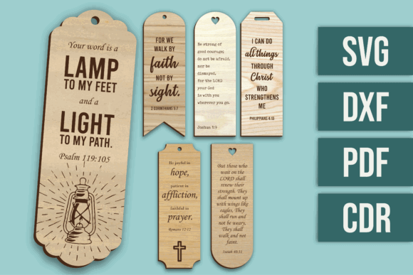 99+ Laser Cut Wood Projects To Sell From Home 94 Laser cut wooden bookmarks with inspirational quotes and designs, showcasing various styles and formats.