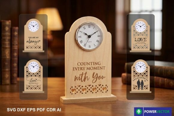 99+ Laser Cut Wood Projects To Sell From Home 28 Laser cut wooden clock with personalized engraving, featuring decorative cutouts and a classic design.