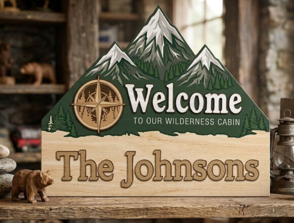 Laser Cut Products That Sell on Etsy and Make Money 2 laser cut name sign for Etsy