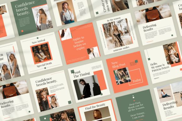 17 Instagram Story Templates for Small Businesses That Boost Engagement 45 A collection of Instagram Story templates featuring stylish designs with text placeholders and vibrant colors.