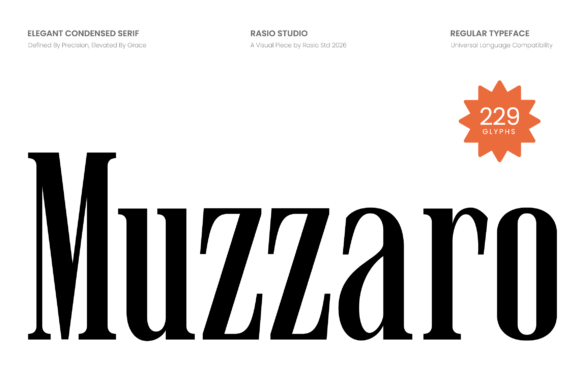 25 Modern Serif Fonts for Luxury Branding That Instantly Elevate Logos 22 Muzzaro Fonts 150671620 1 1 580x387 1