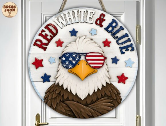 25 Laser Cut Home Decor Ideas for Modern Homes 23 Patriotic Bald Eagle Door Hanger Svg Laser Cutting 149774966 1 1 580x441 1