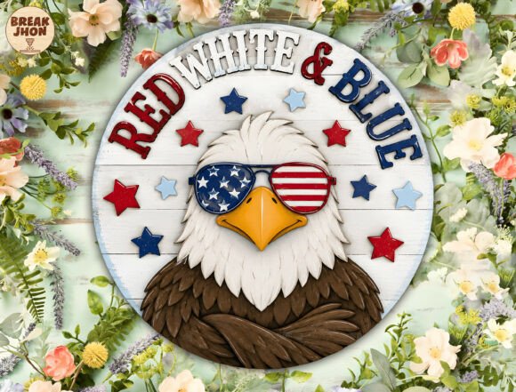 25 Laser Cut Home Decor Ideas for Modern Homes 25 Patriotic Bald Eagle Door Hanger Svg Laser Cutting 149774966 2 580x441 1