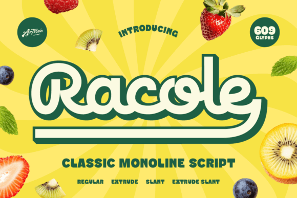70+ Food Logo Fonts for Restaurants, Cafes, and Food Brands 140 Racole Fonts 149721884 1 1 580x387 1
