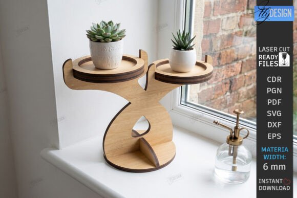25 Laser Cut Home Decor Ideas for Modern Homes 19 Succulent Plant Stand Laser Cut CNC Laser Cutting 148065312 1 1 580x387 1