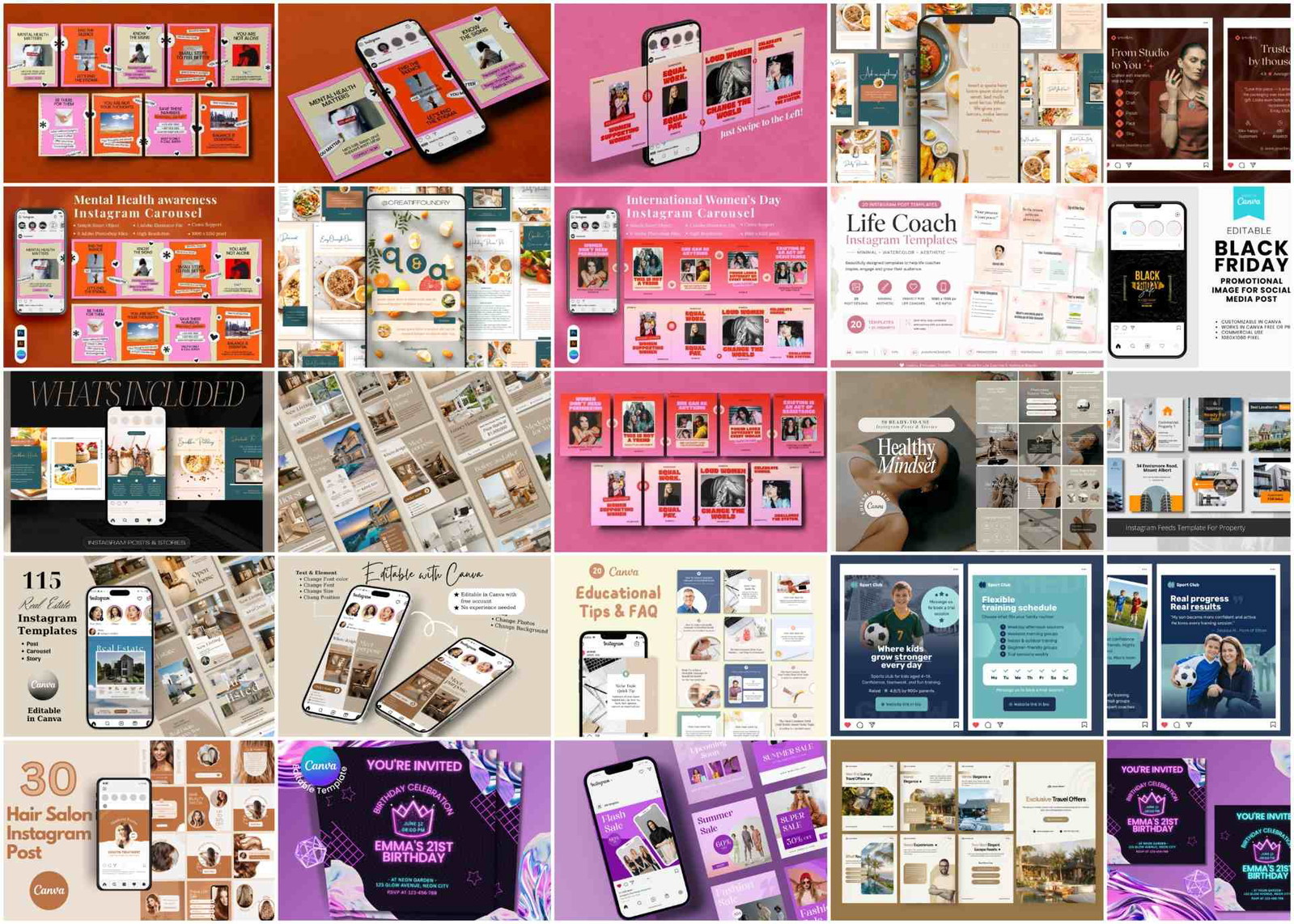 How Ready-Made Instagram Templates Can Save Hours of Content Creation 3 gandr collage 16 1