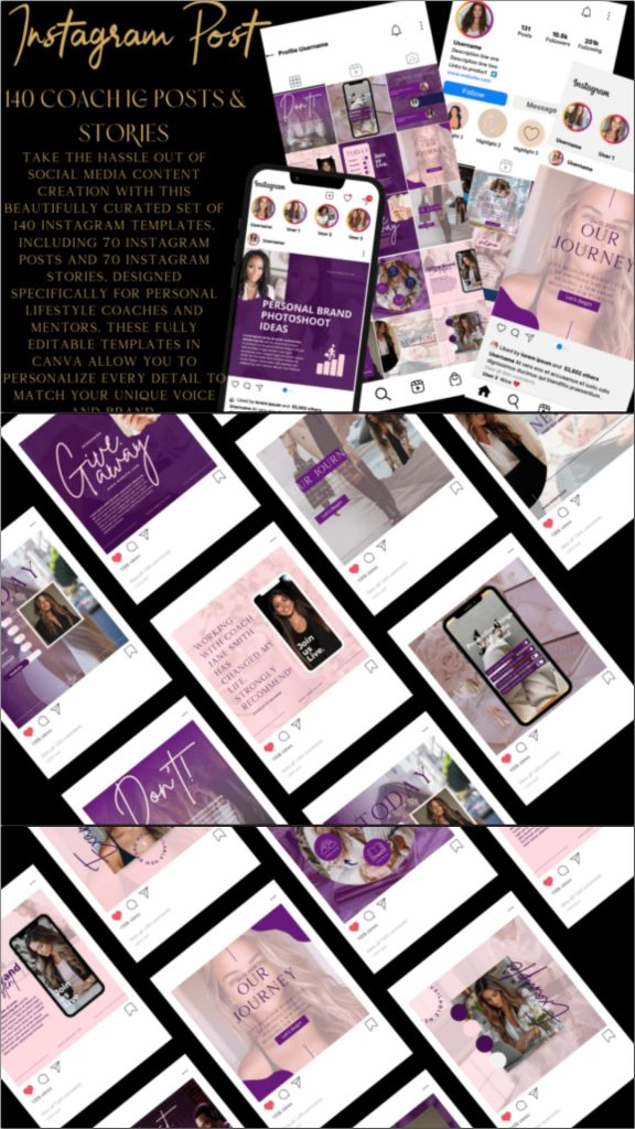 14 Instagram Stories Templates for Coaches and Consultants 4 instagram stories templates for coaches