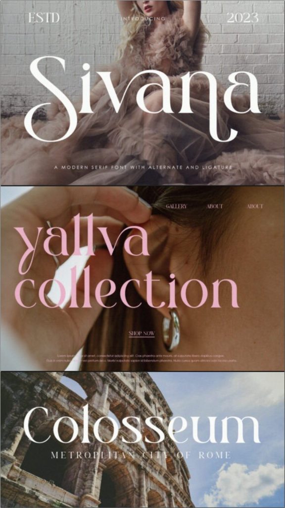 Fashion Boutique Logo Fonts: 12 Elegant Picks 2 gandr collage 32 3