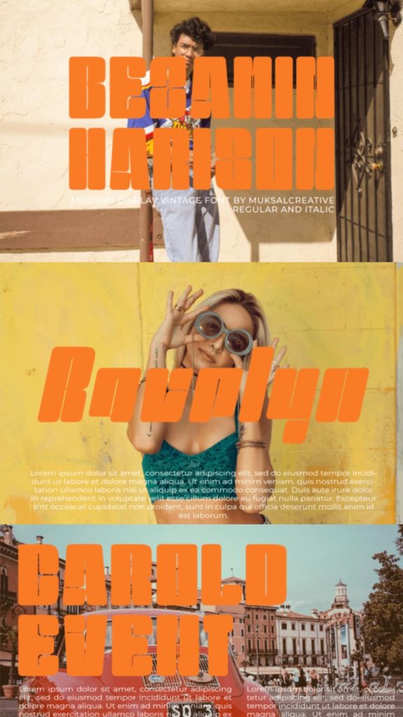 16 Best Fonts for Logo Clothing Brand Streetwear Businesses 4 gandr collage 34 1