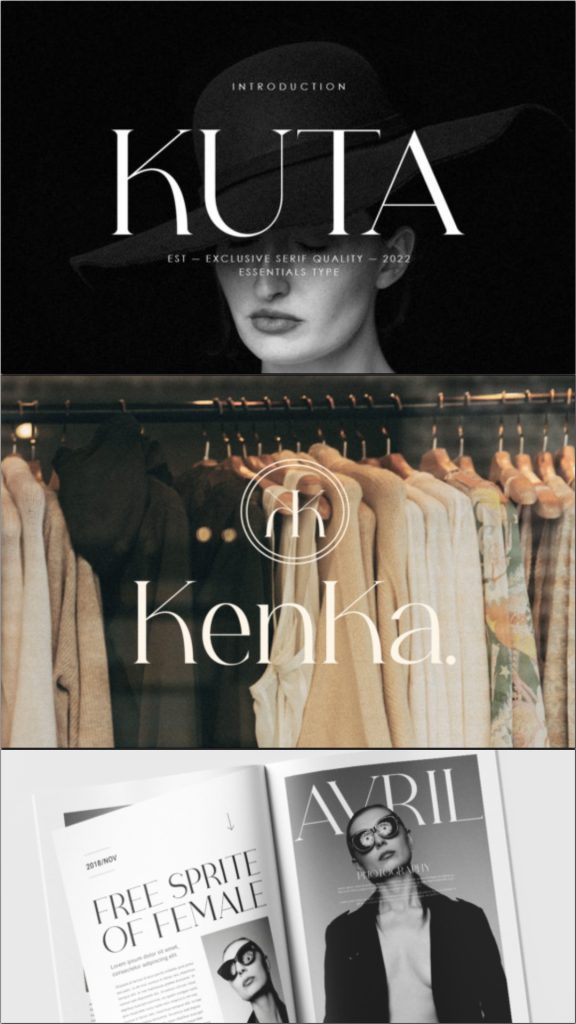 14 Fonts for Fashion Brand Logos That Look Expensive 8 gandr collage 40