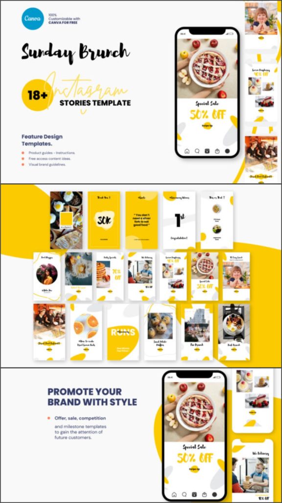 14 Instagram Templates for Restaurants That Increase Orders Fast 7 gandr collage 5 1