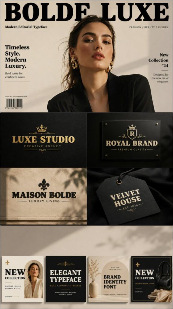 19 Premium Fonts for Logo Clothing Brand Luxury Fashion 3 fonts for logo clothing brand luxury fashion