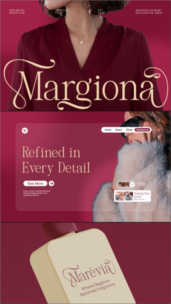 Fashion Boutique Logo Fonts: 12 Elegant Picks 10 gandr collage 54 1