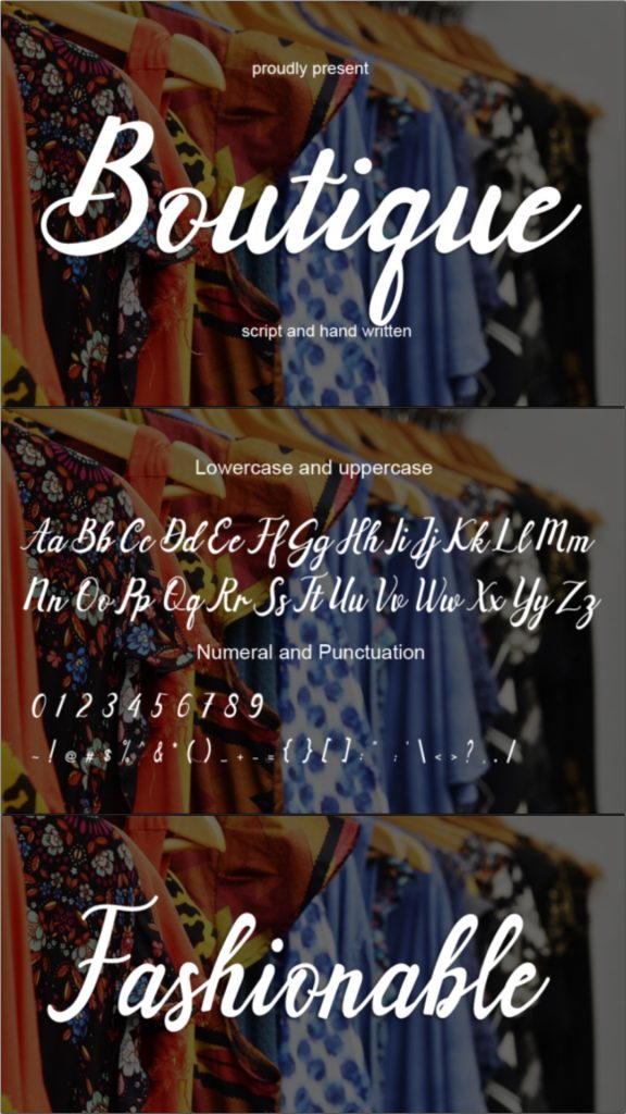 Fashion Boutique Logo Fonts: 12 Elegant Picks 11 gandr collage 55 1