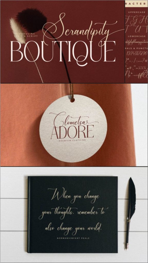 Fashion Boutique Logo Fonts: 12 Elegant Picks 13 gandr collage 57 1