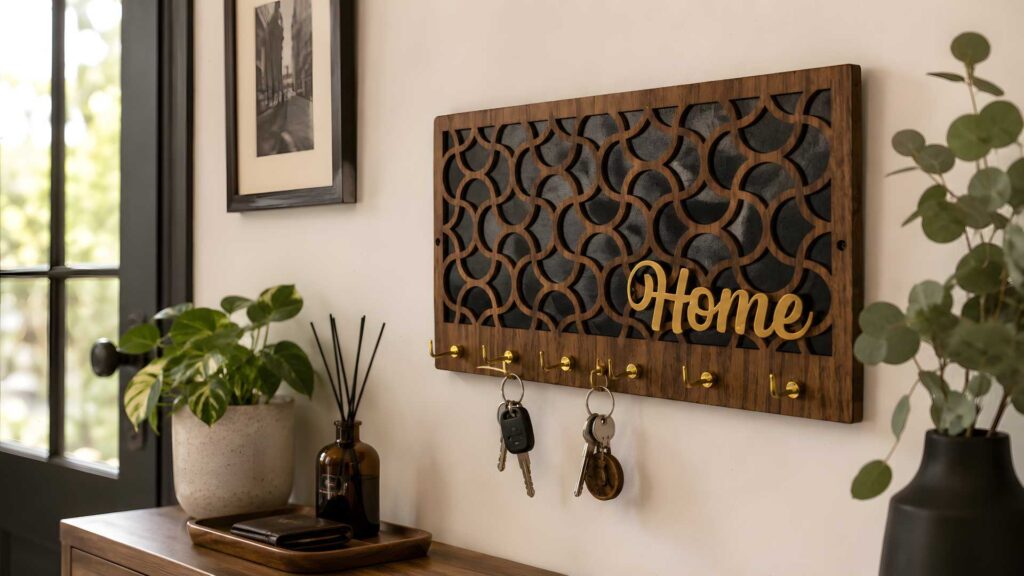 25 Laser Cut Home Decor Ideas for Modern Homes 2 laser cut wall decor layered landscape wall art