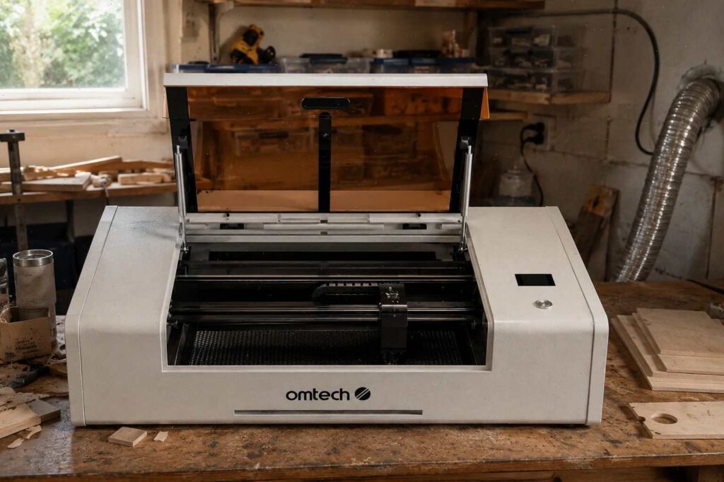 Best Laser Cutting Machine For Wood And Acrylic Projects To Sell 5 OMTech Polar Lite 55W Desktop CO2 Laser Engraver and Cutter