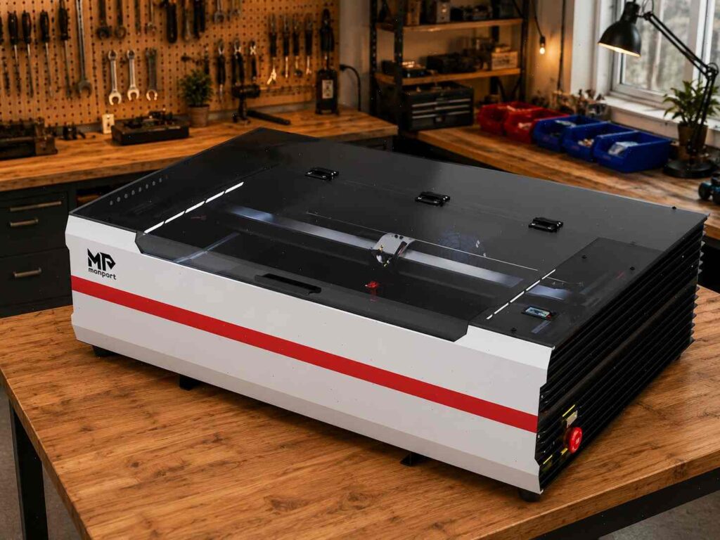5 Best Laser Cutting Machine For Etsy Business 12 Monport Reno65 65W Desktop CO2 Laser Engraver & Cutter (24" X 16") with Magnetic Assisted Focus