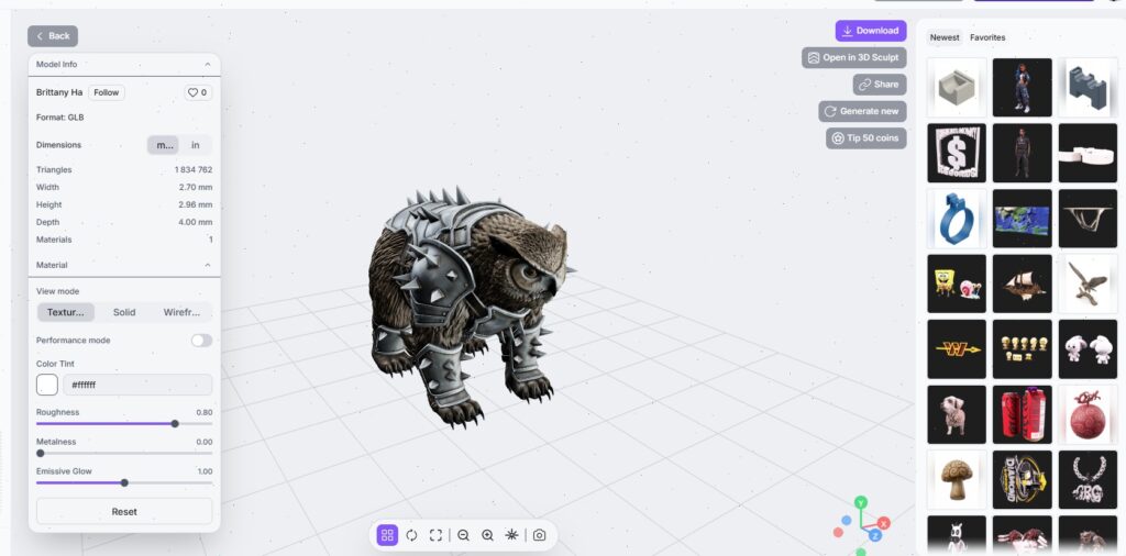 10 AI Tools For Creating 3D Printable Models 2 Creative Fabrica 3D Print Generator