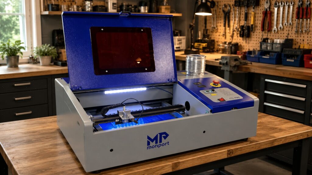 5 Best Laser Cutting Machine For Etsy Business 10 Monport 40W Pro LightBurn CO2