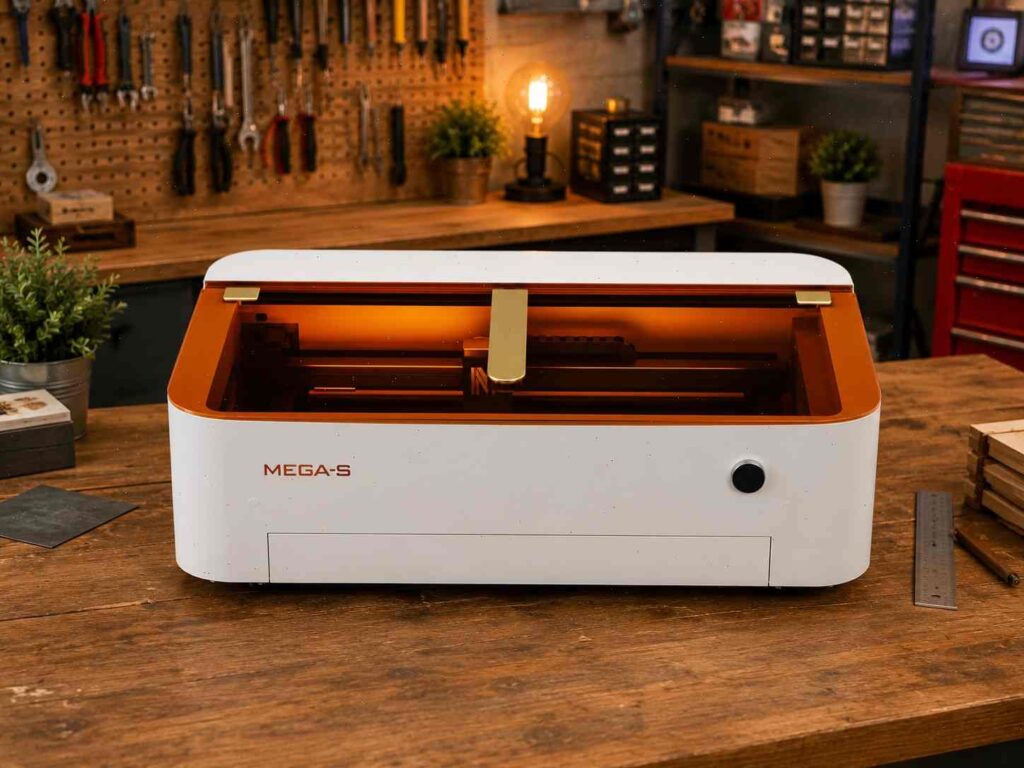 5 Best Laser Cutting Machine For Etsy Business 13 Monport 70W Co2 Laser Engraver & Cutter with Intelligent Precision and Automation - MegaS