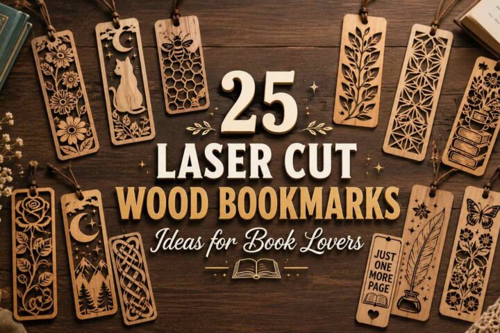 24 Laser Cut Wood Bookmarks Ideas for Book Lovers