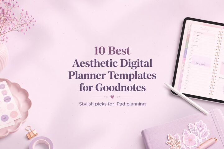 10 Best Aesthetic Digital Planner Templates for Goodnotes
