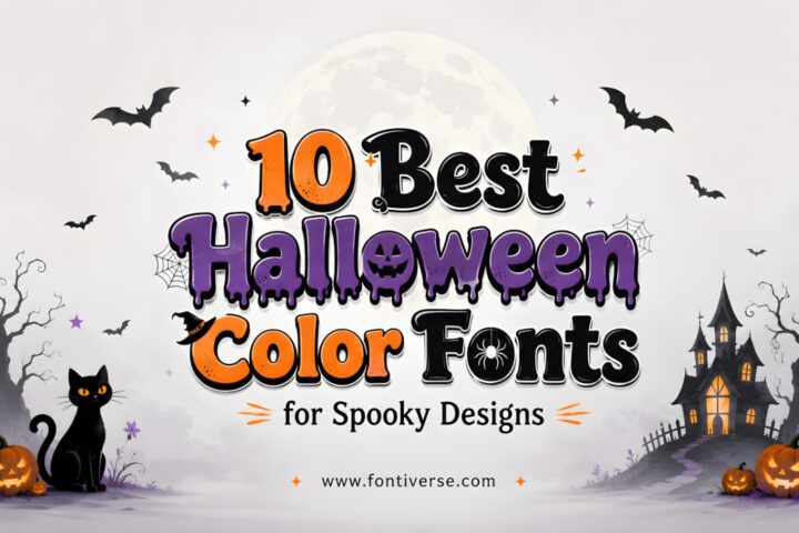 10 Best Halloween Color Fonts for Spooky Designs