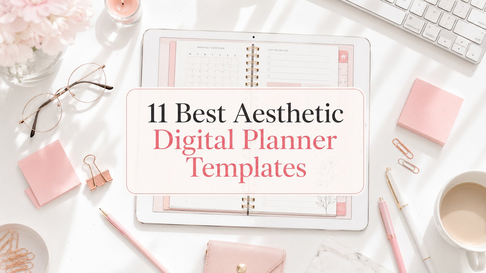 Aesthetic Digital Planner Templates: 11 GoodNotes & Canva Picks