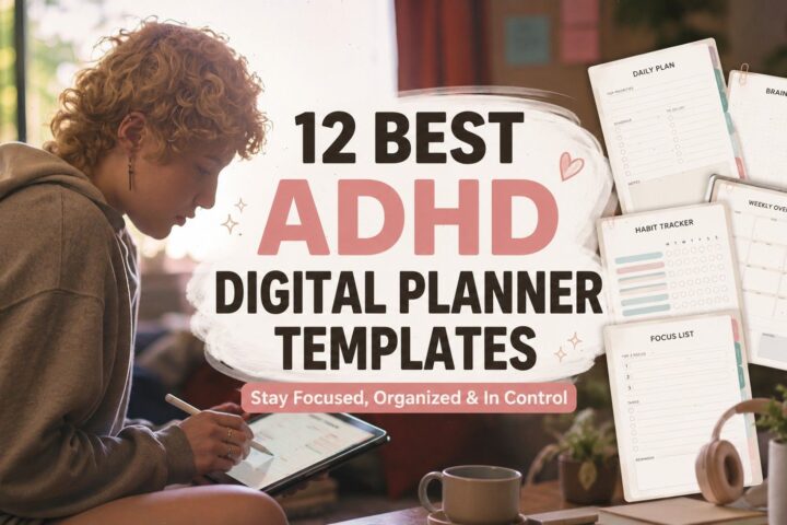 12 ADHD Digital Planner Templates That Actually Help