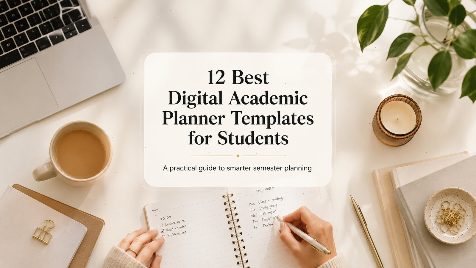 12 Best Digital Academic Planner Templates for Students