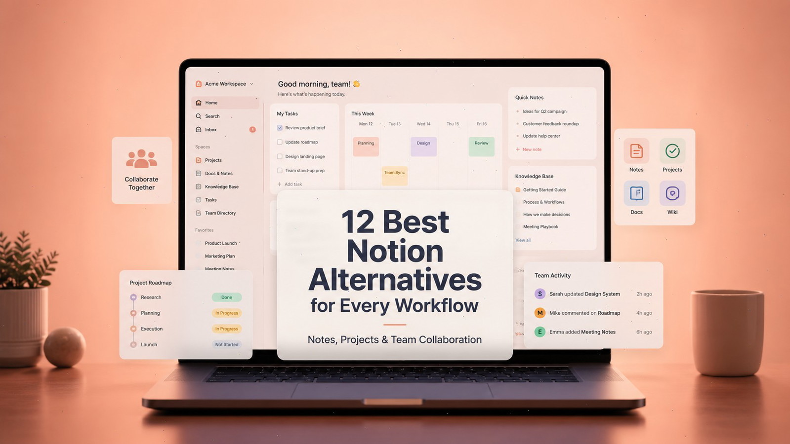 12 Best Notion Alternatives for Notes, Projects, and Teamwork