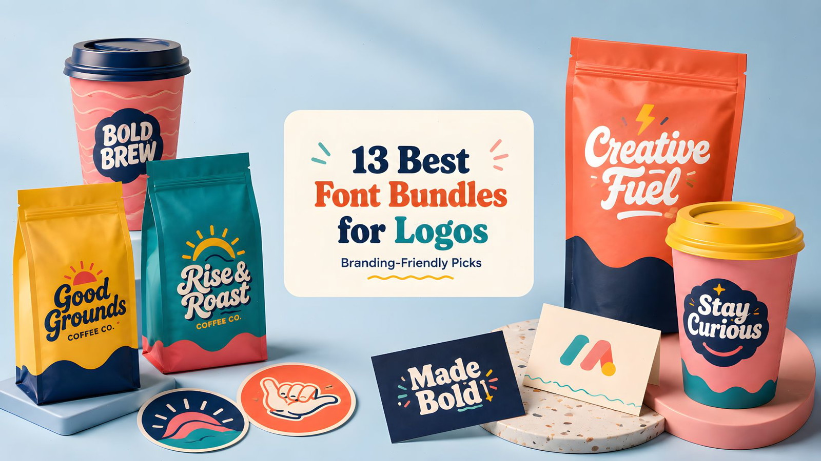 13 Best Font Bundles for Logos and Branding
