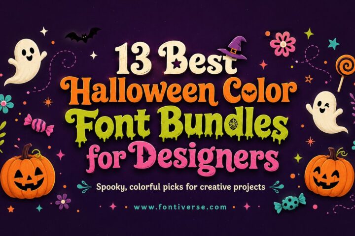 13 Best Halloween Color Font for Designers