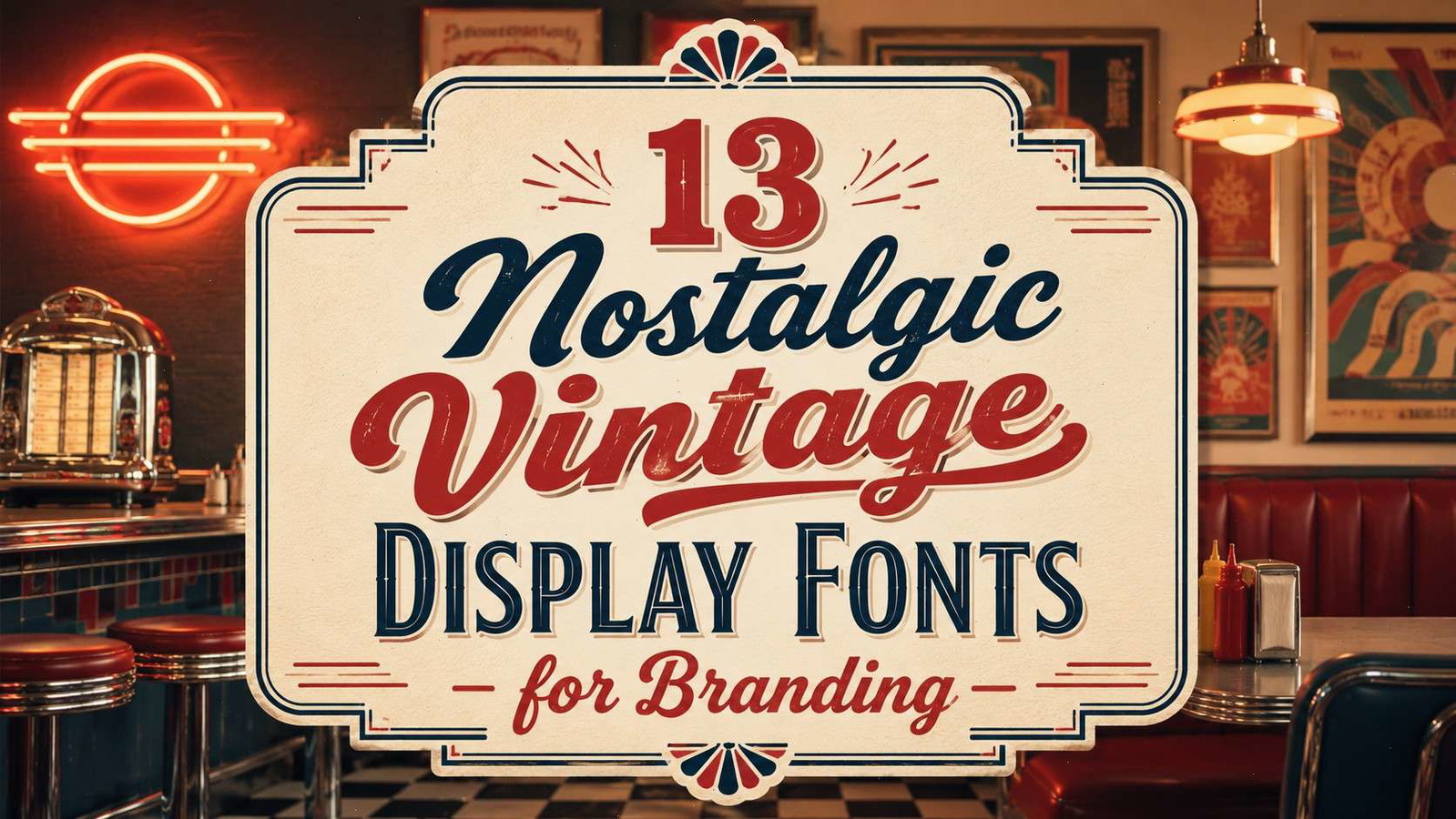 13 Nostalgic Vintage Display Fonts for Branding