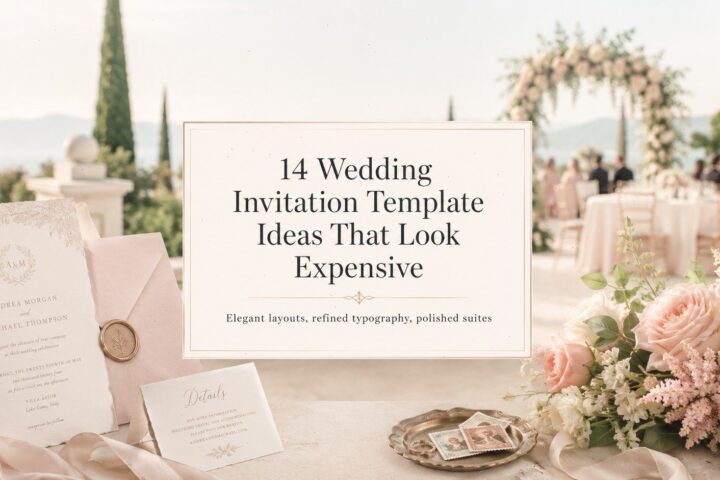 14 Wedding Invitation Template Ideas That Look Expensive