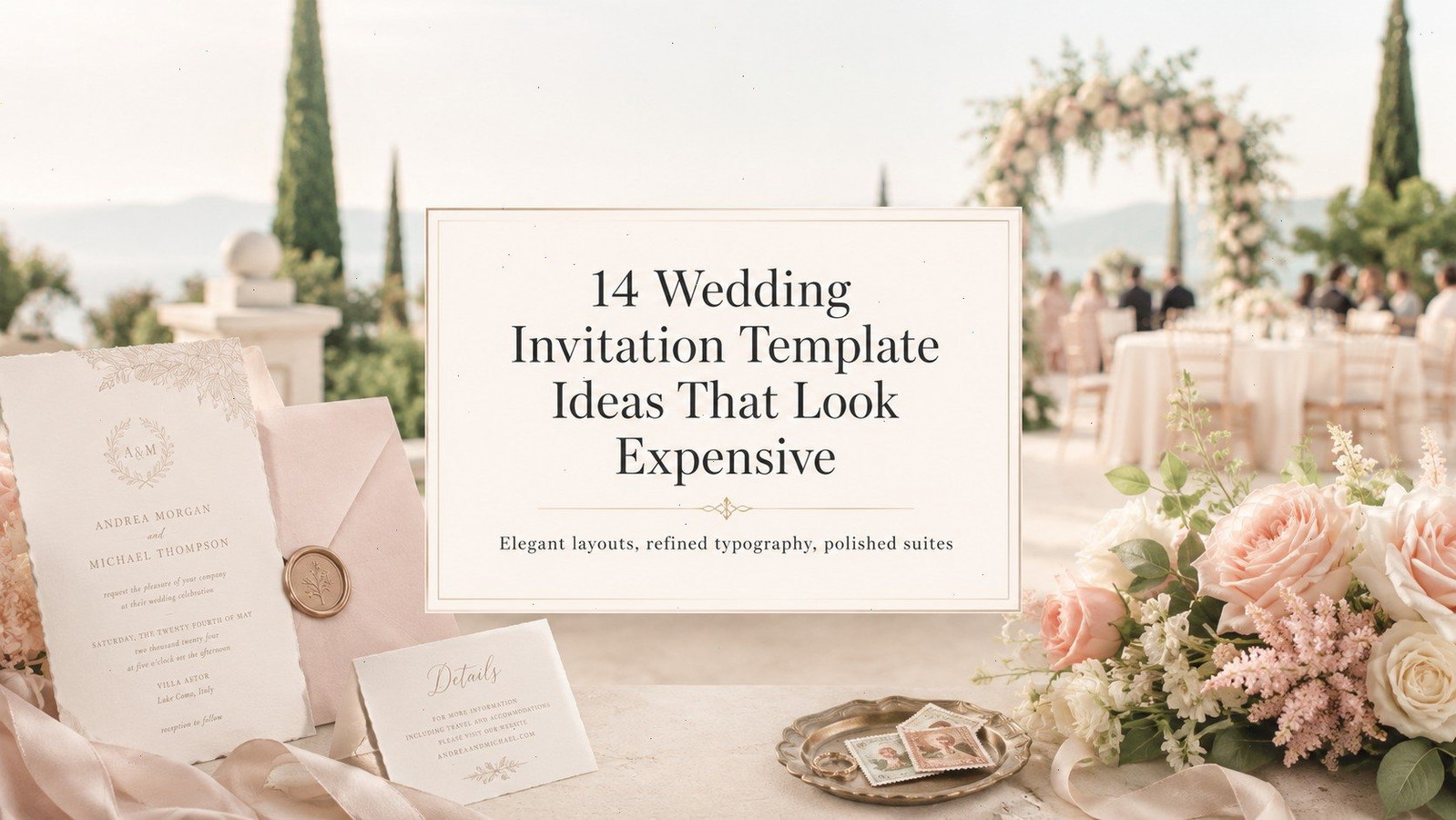 14 Wedding Invitation Template Ideas That Look Expensive