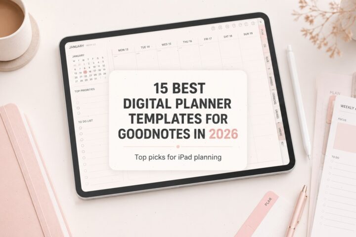 15 Best Digital Planner Templates for Goodnotes in 2026