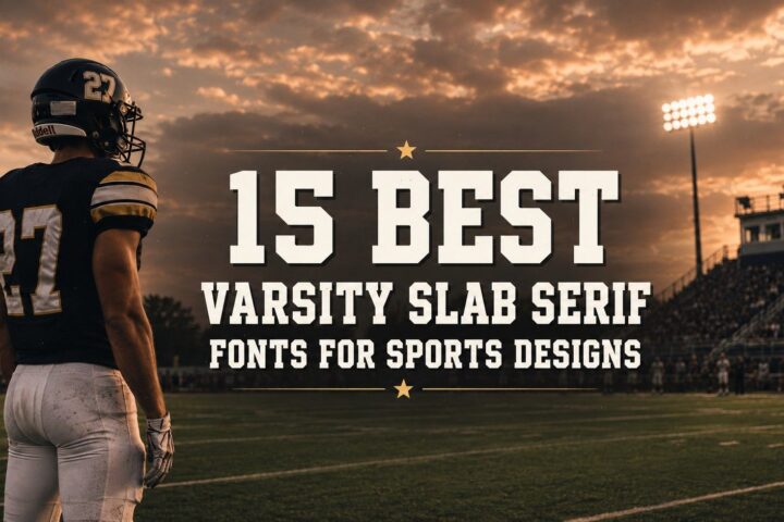15 Best Varsity Slab Serif Fonts for Sports Designs