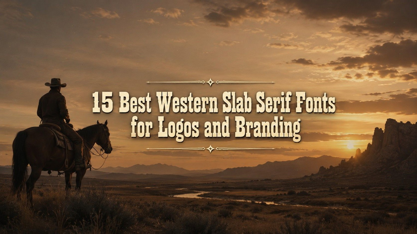 15 Best Western Slab Serif Fonts for Logos and Branding