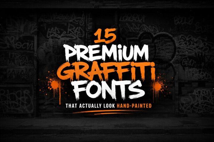 15 Premium Graffiti Fonts That Actually Look Hand-Painted