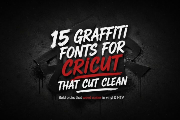 15 Graffiti Fonts for Cricut: What Actually Cuts Clean