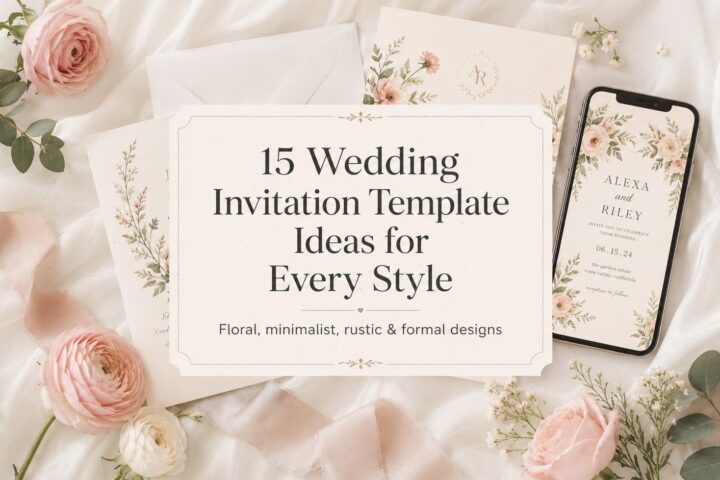 15 Wedding Invitation Template Ideas for Every Style