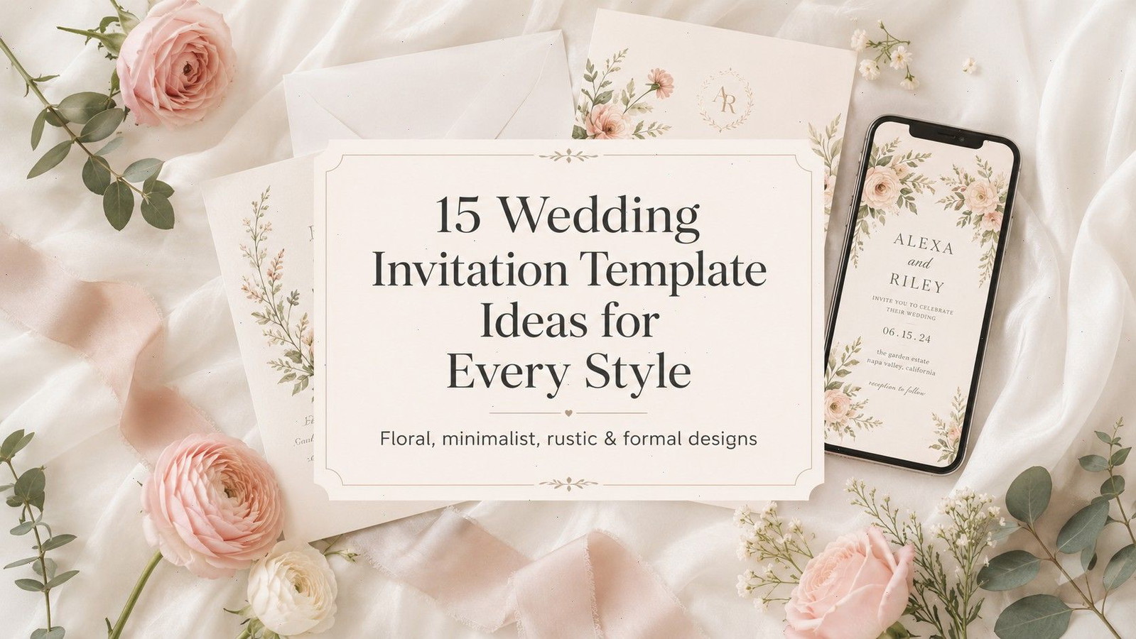 15 Wedding Invitation Template Ideas for Every Style