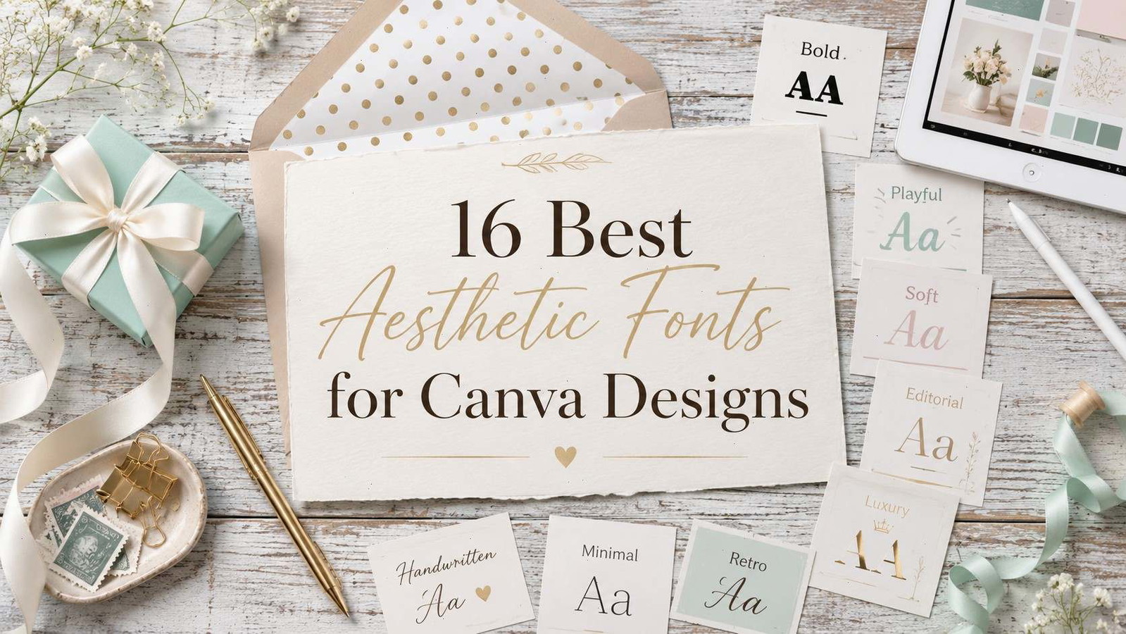 16 Best Aesthetic Fonts for Canva Designs