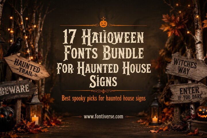 17 Halloween Fonts for Haunted House Signs That Stand Out
