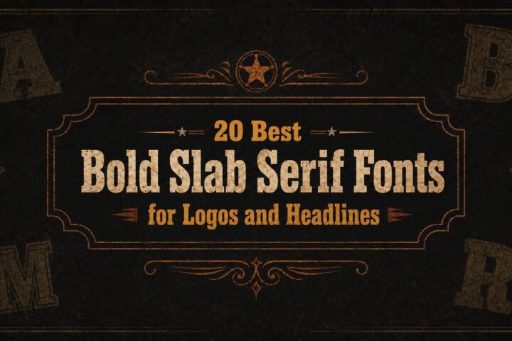 20 Bold Slab Serif Fonts Powerful Logo & Headline Picks