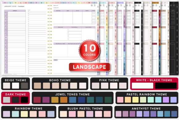 13 Best Digital Planner Bundles for Effortless Daily Planning 3 2026 Bundle Digital Planner Goodnotes Graphics 130676878 2 580x387 1